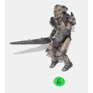 LORD OF THE RINGS Moria Orc 6" action figure vintage MARVEL 2001